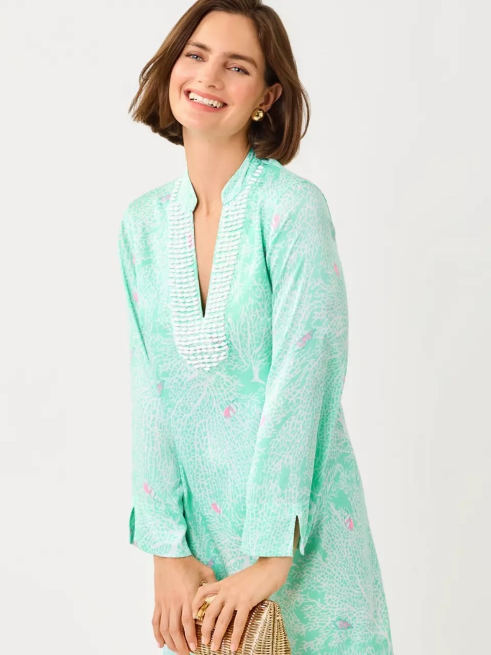 Lilly Pulitzer Irella Caftan Dress NWT 12  Mint Condition Fantastical